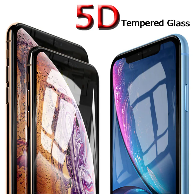 MRGO защита экрана закаленное стекло для iPhone XS Max полное покрытие защита 8 5D Стекло 6 7 Plus пленка для iPhone 6 s XR XS стекло