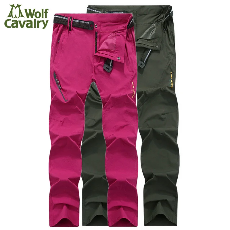 

CavalryWalf High Stretch Waterproof Quick Dry Hiking Pants Women Men Summer Sport Trousers Trekking Climbing Outdoor Pants,AW006