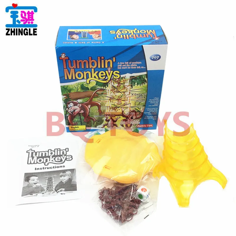 Интерактивные Настольные игры для родителей и детей падающие обезьяны семейные