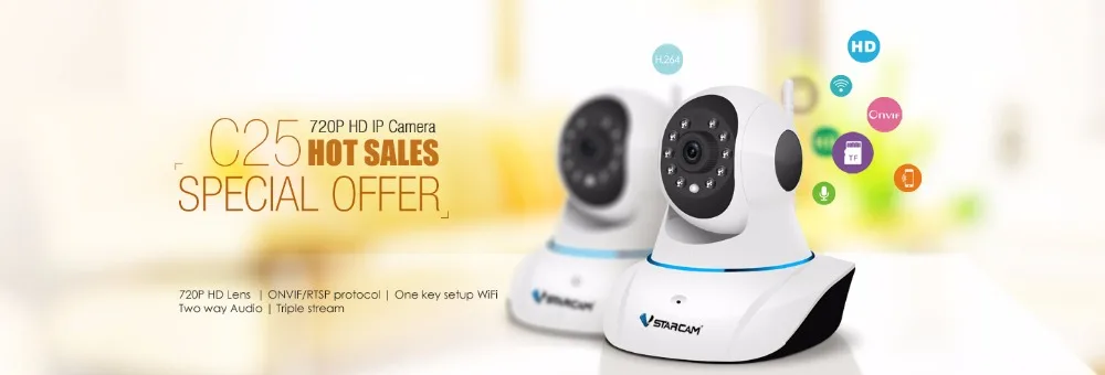 C25 Wi-Fi камера P2P ИК-cut IP Сетевая 2Way внутренняя связь чистая и Громкая беспроводная