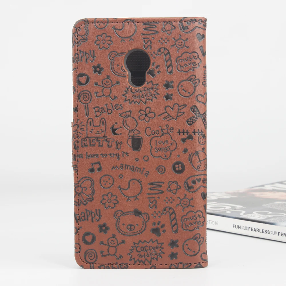 Чехол Filp для Alcatel One Touch Pixi 4 5045X кожаный бумажник телефона Idol 2 Mini Evolve 4037t чехол на