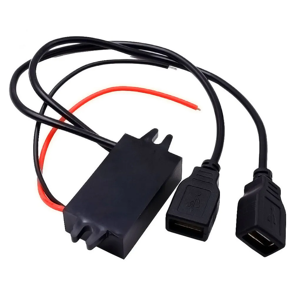 

Car Boat Motorcycle Dual USB Charger DC 12V To 5V 3A Power Adapter Supply Car Dual USB Charger d117
