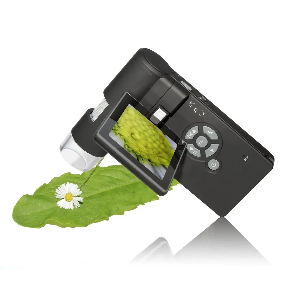 Portable handheld 5MP digital microscope camera 3Inch magnifier 500x 1000x with LCD for industrial | Инструменты