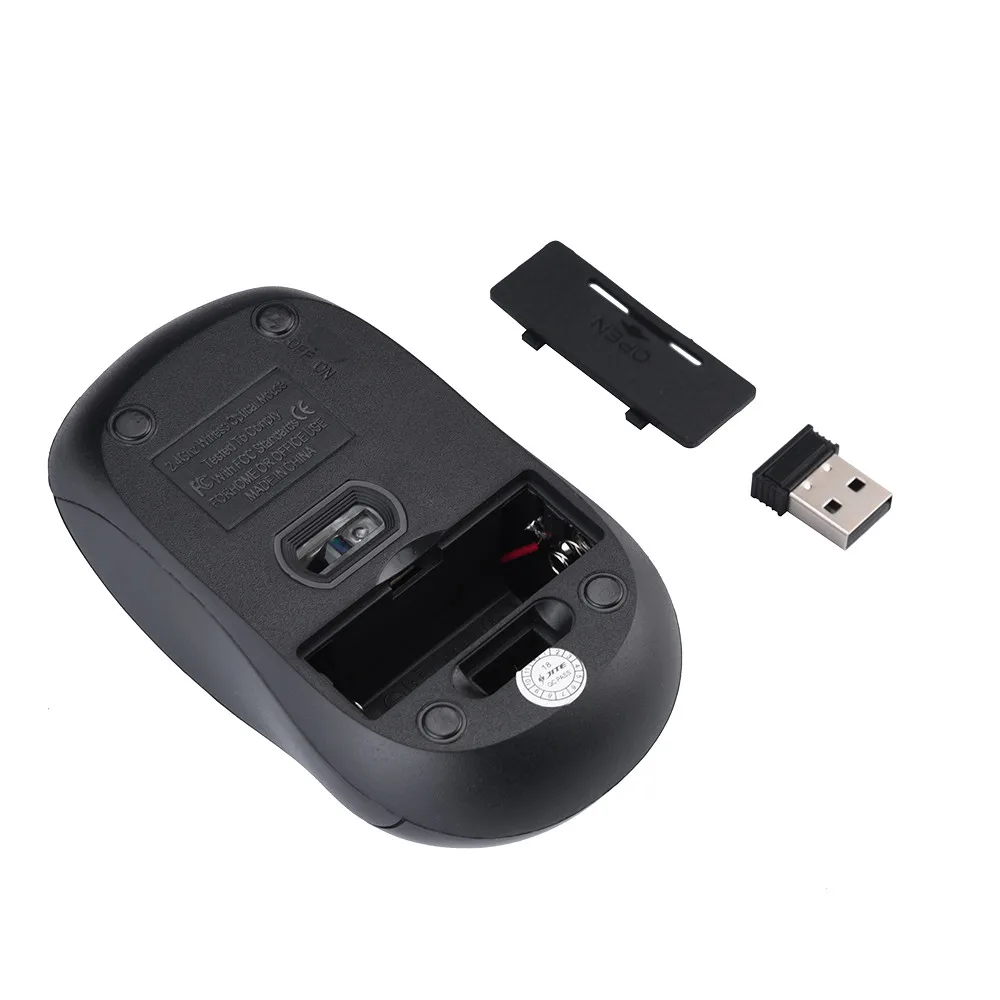 Новая компьютерная мышь 2 4 ГГц usb ресивер Беспроводной Мыши оптическая с