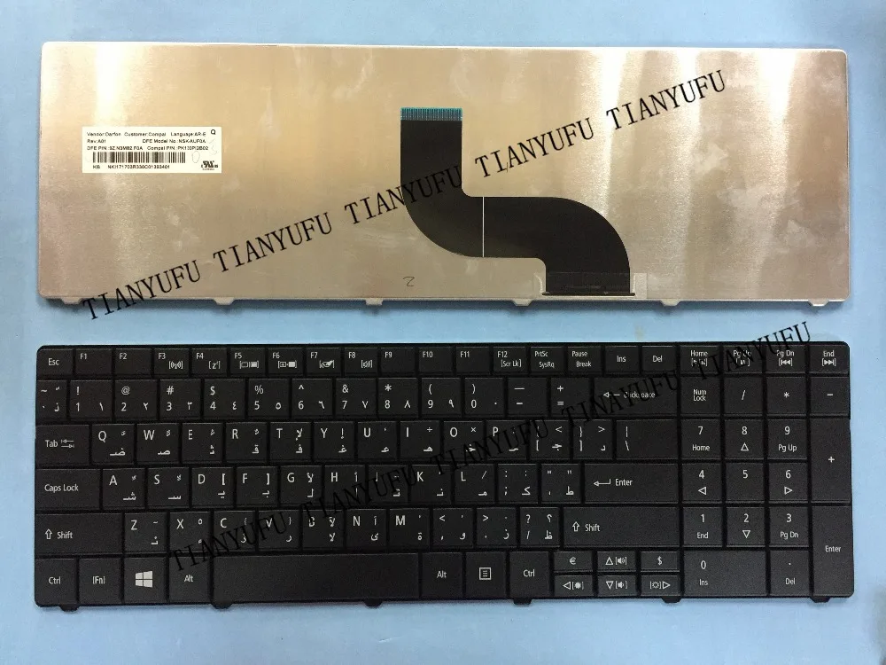 Арабская новая Стандартная клавиатура для ACER Aspire e1-571 E1-571G E1 521 531 E1-531G E1-521 черная