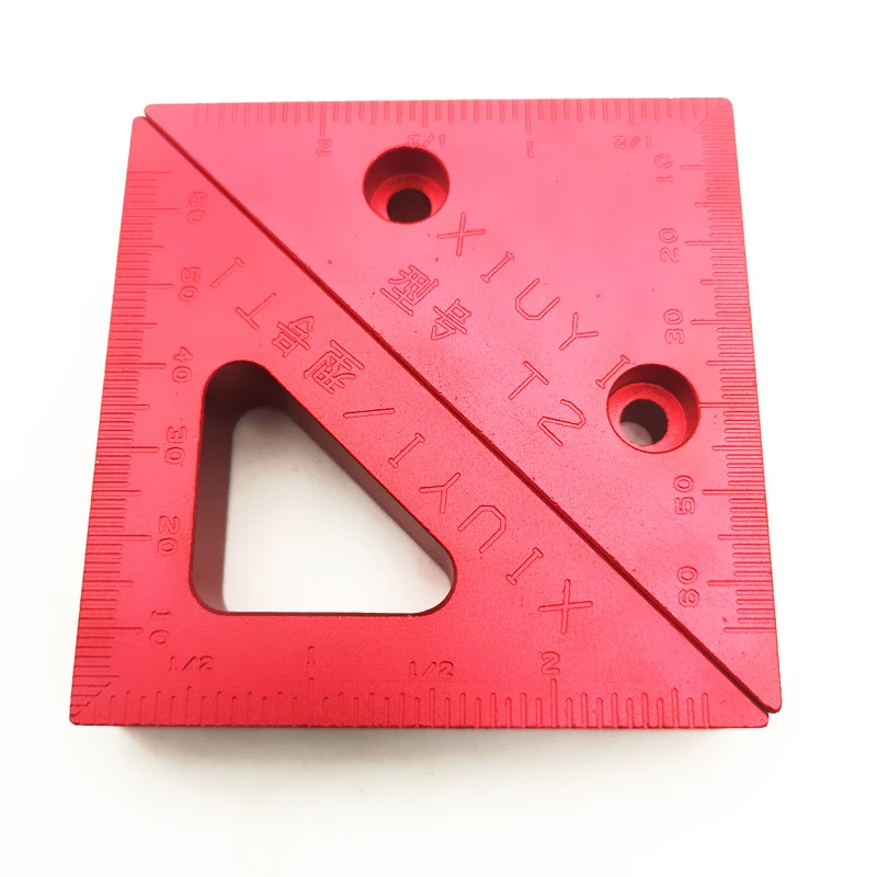 Угловая линейка из алюминиевого сплава 45 градусов|Запчасти для