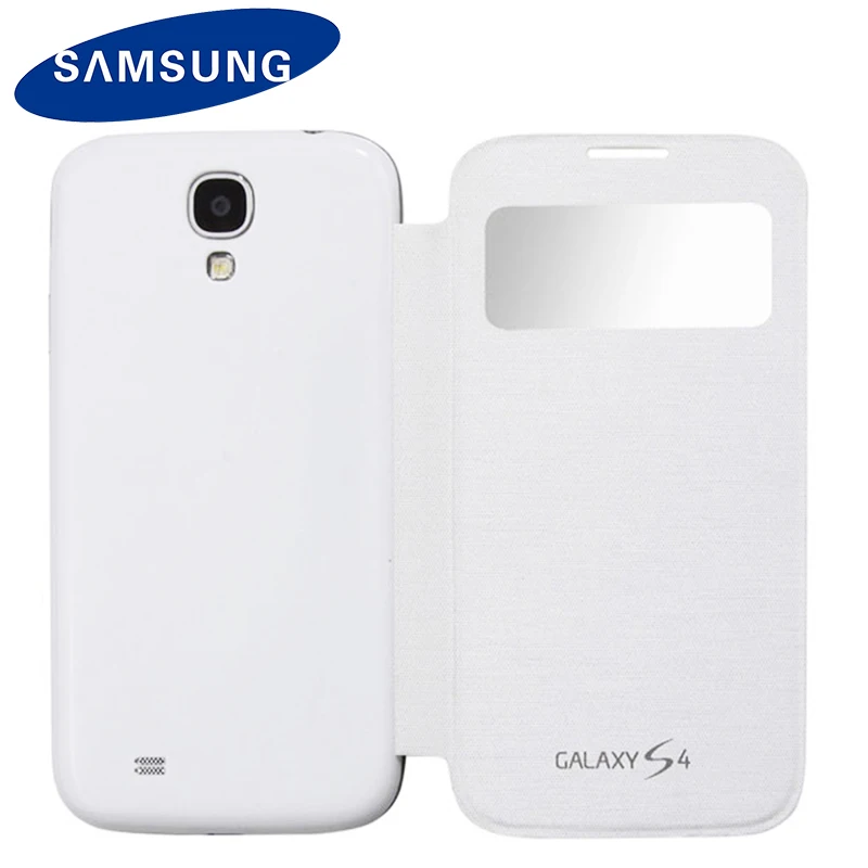 Оригинальный чехол для samsung Smart View Galaxy S4 i9500 i9505 флип кожаный Интеллектуальный сна