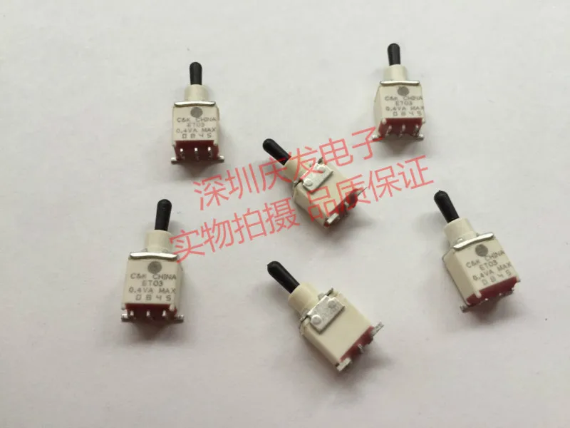 

Imported CK ITT ET03M3D1SAPE button switch foot switch 3 gear 0.4VA 20V spot