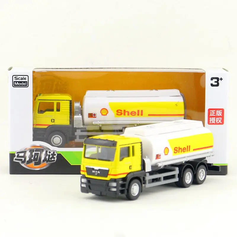 

RMZ City/Diecast Toy Car Model/1:64 Scale/MAN Shell Tank Truck Tractor/Vehicle Educational Collection/Gift/Kid/Original Box