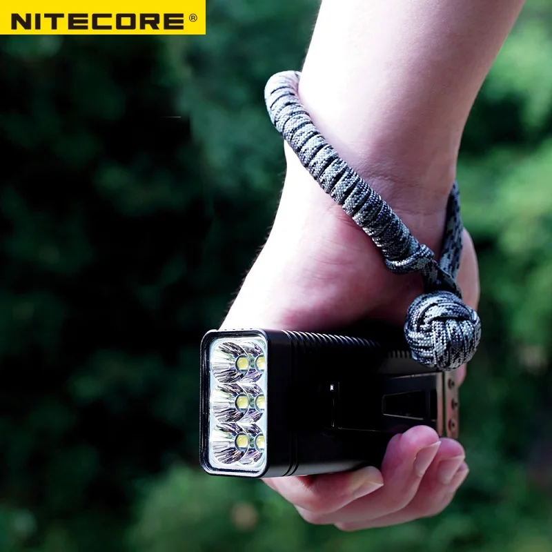 2018 NITECORE Tiny Monster TM10K 10000 люмен 6 x CREE XHP35 HD светодиодный перезаряжаемая Вспышка