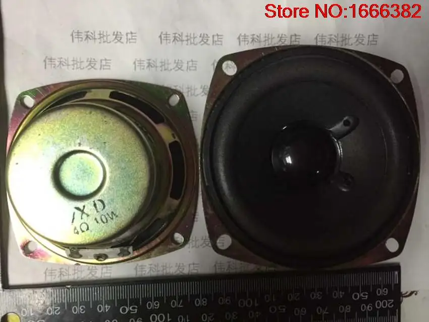 1 шт. динамик 10 Вт 4R 4 Ом/10 3 дюйма/77 мм с пеной боковой динамик|speaker 10w|4 ohm10w speaker |