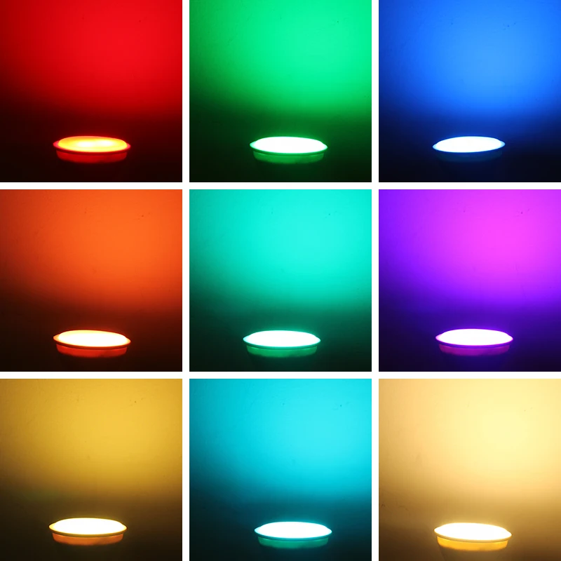 4 шт. E27 GU10 RGB Светодиодная лампа AC85 265V 5 Вт CRI80 + светодиодная точечная с