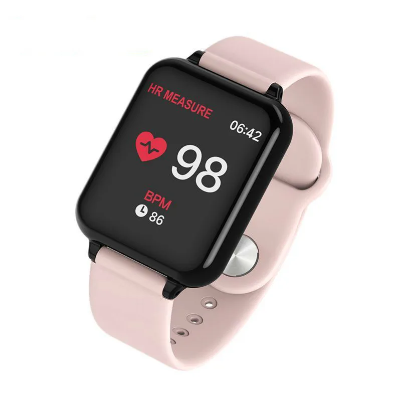Женские спортивные часы Iphone Smartband Smartwatch водонепроницаемый монитор сердечного