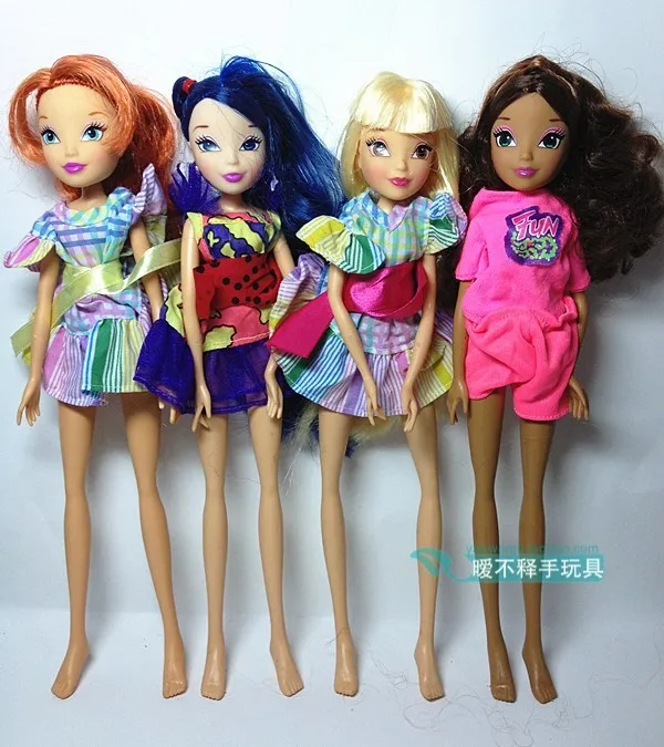 

Free Shipping 2022 Winx Dolls For Girls Gift Height 28cm doll accessories