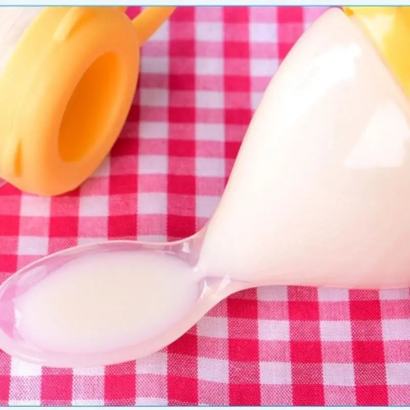 

Baby Squeezing Feeding Bottle Silicone Training Rice Spoon Infant Cereal Food Supplement Feeder Safe Tableware Tools