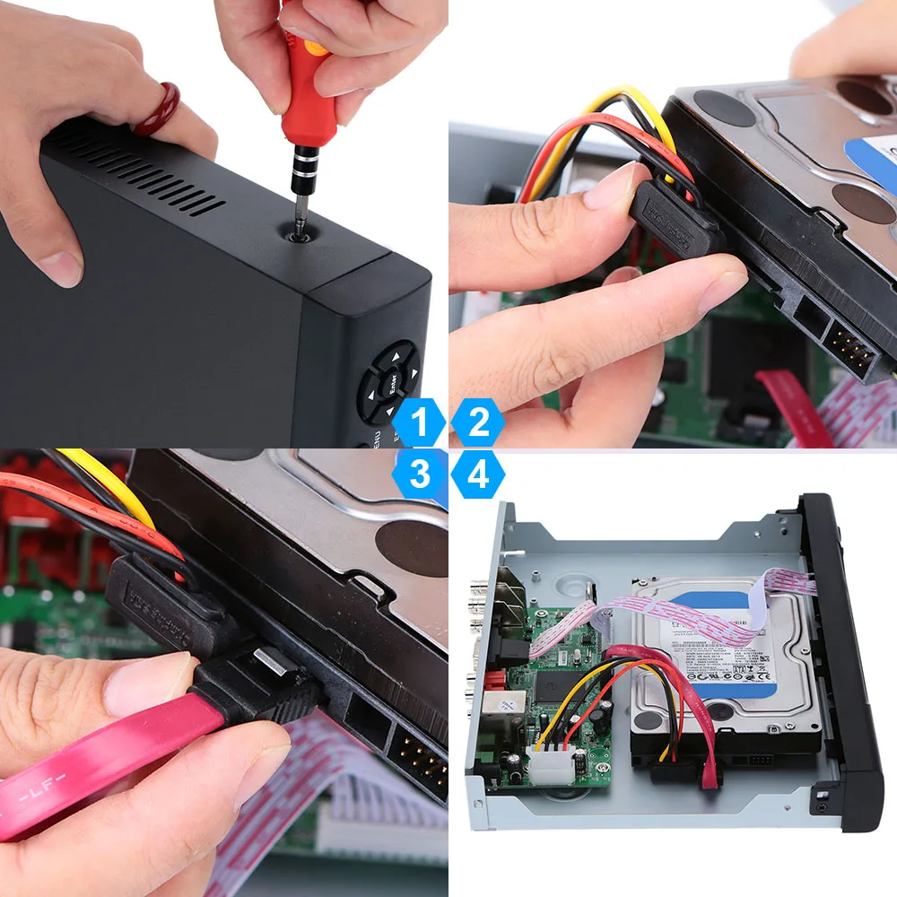 SUCAM 16CH 2MP 5 в 1 AHD DVR H.264 VGA HDMI цифровой видео Регистраторы для 1080 P CVI TVI CVBS аналоговый
