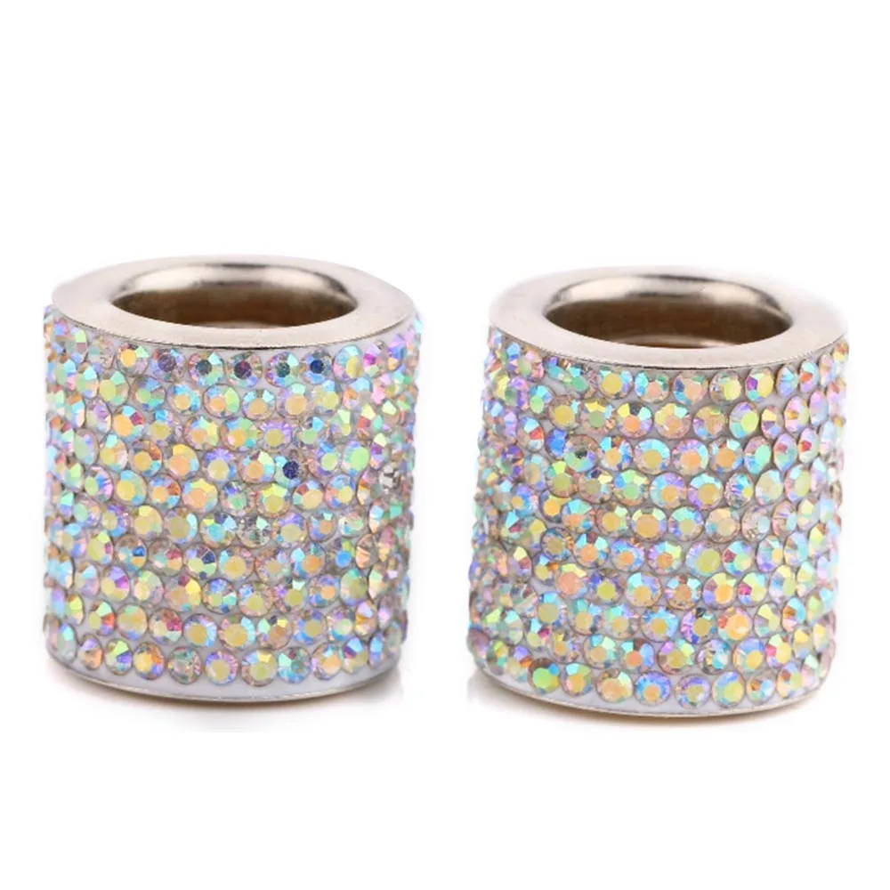 2 шт автомобильные аксессуары авто подголовник воротник Bling Crystal авто сиденье кольцо украшение интерьера кольца