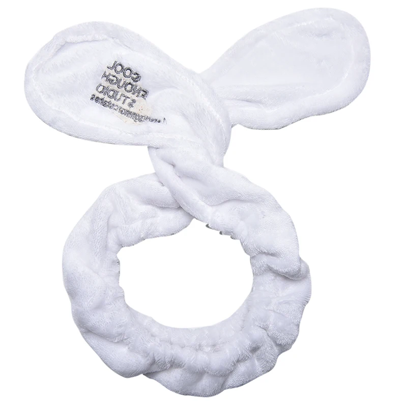 

2021 Hot 1PC Soft Towel Hair Band Big Rabbit Ear Cotton Wrap Head Band Women Cleaning Face Hair Decor Fashion Home Bath Supplies