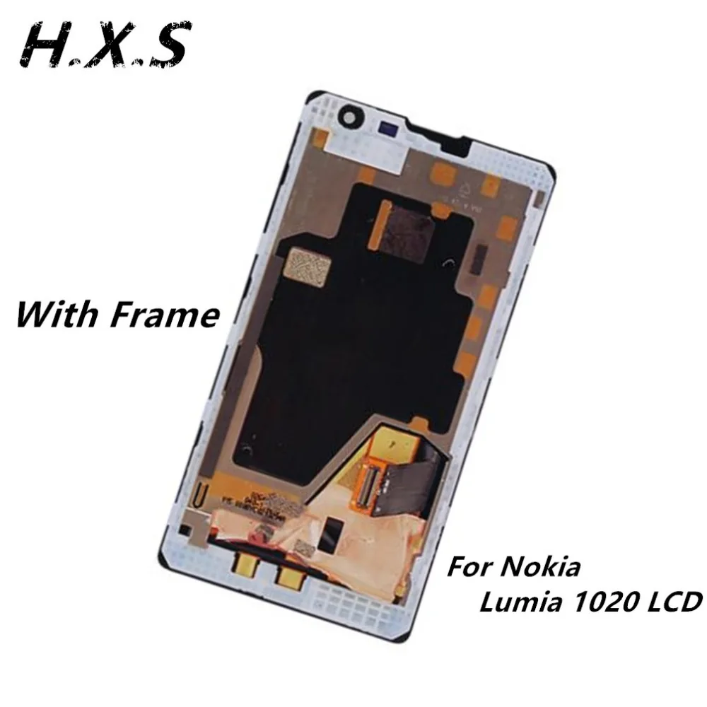 H X S 100% оригинал для Nokia Lumia 1020 ЖК дисплей с сенсорным экраном дигитайзер в сборе