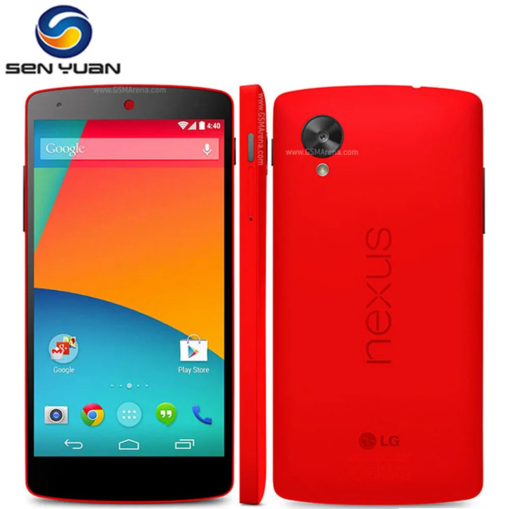 Оригинальный LG Nexus 5 мобильный телефон Android wifi gps 0 &quot8MP четырехъядерный 2 Гб ram 16 rom