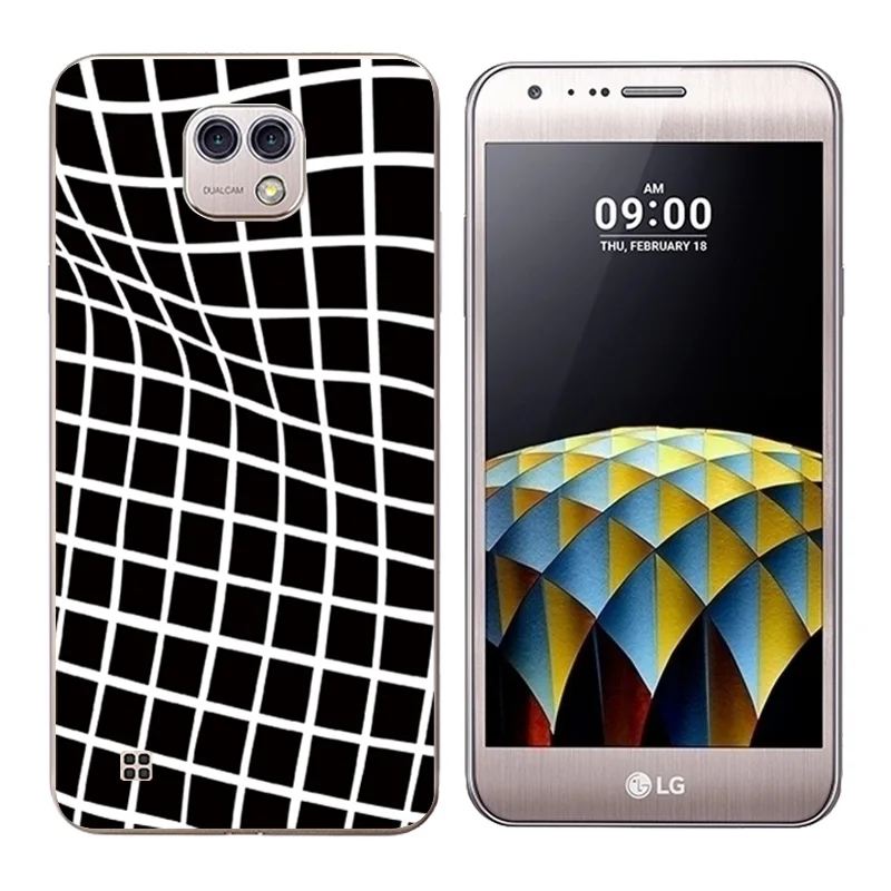 Чехол для LG X Cam K580 5 2 дюйма чехол силиконовый с принтом мягкий TPU мобильный телефон