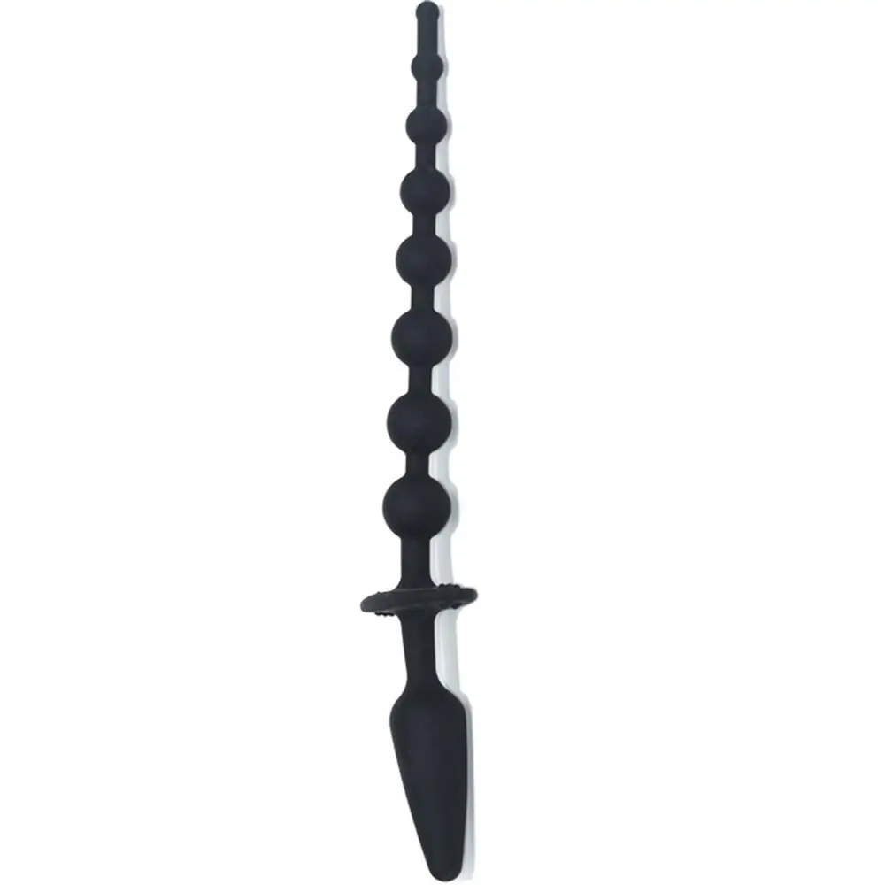 Anal Ball Butt Plug Large Size Black Beads Silicone Sex female G-spot Female Trainer Erotic Toy For women couples #4N |