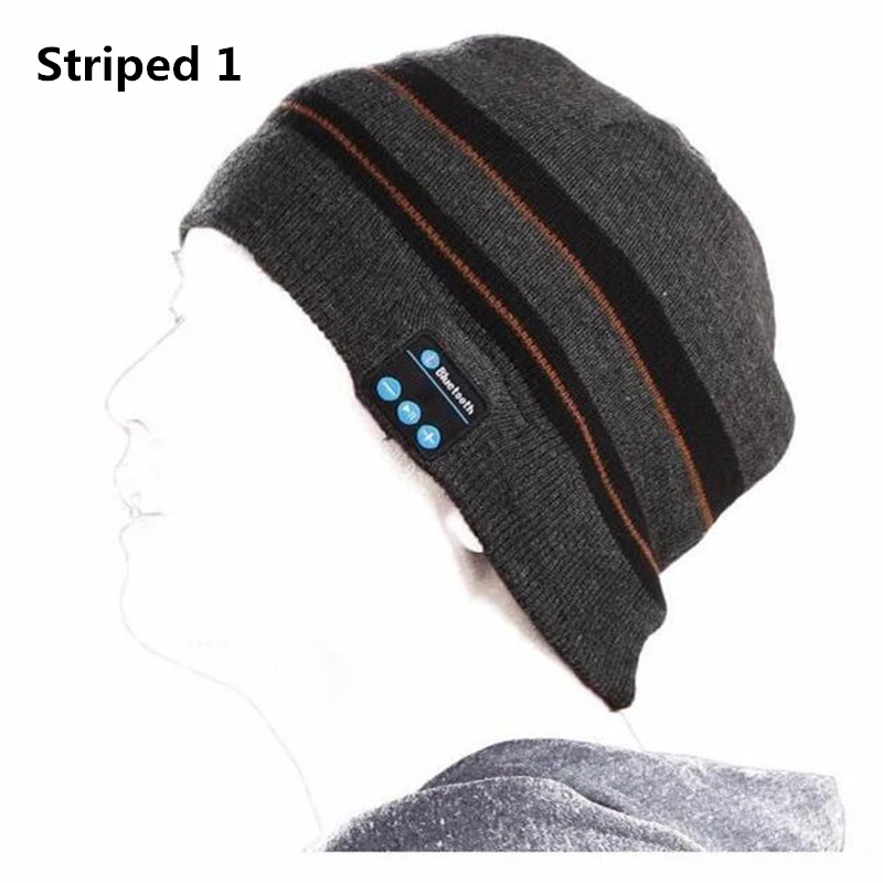 10pcs! Bluetooth V4.2 Beanie Knitted Winter Hat Headset Hands-free Mp3 Speaker Mic Magic Music Smart Cap for Boy&Girl&Man&Women