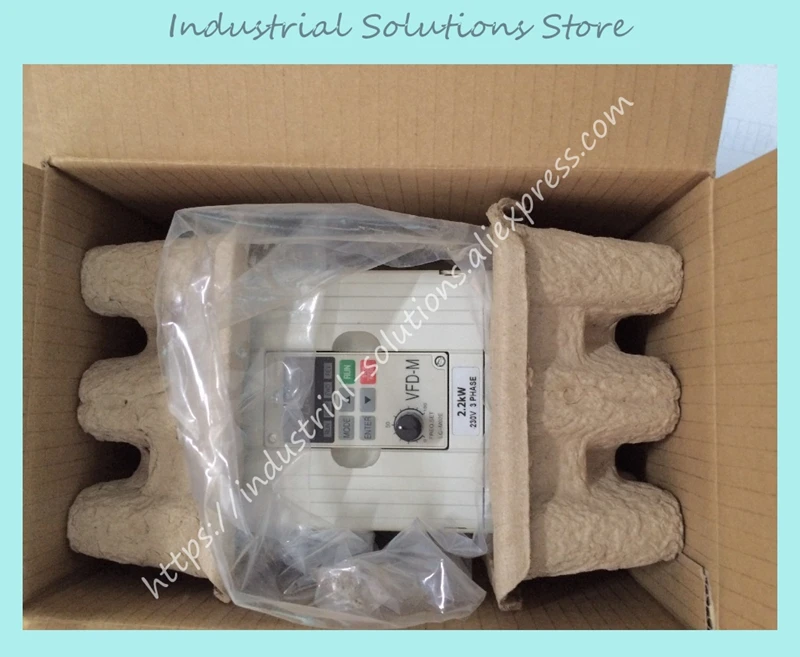 Преобразователь 3 фазный VFD022M23B 220V Выход 3PH 0 ~ 240V 2.2KW 3HP 1 400 Гц VFD M серии Новый|inverter