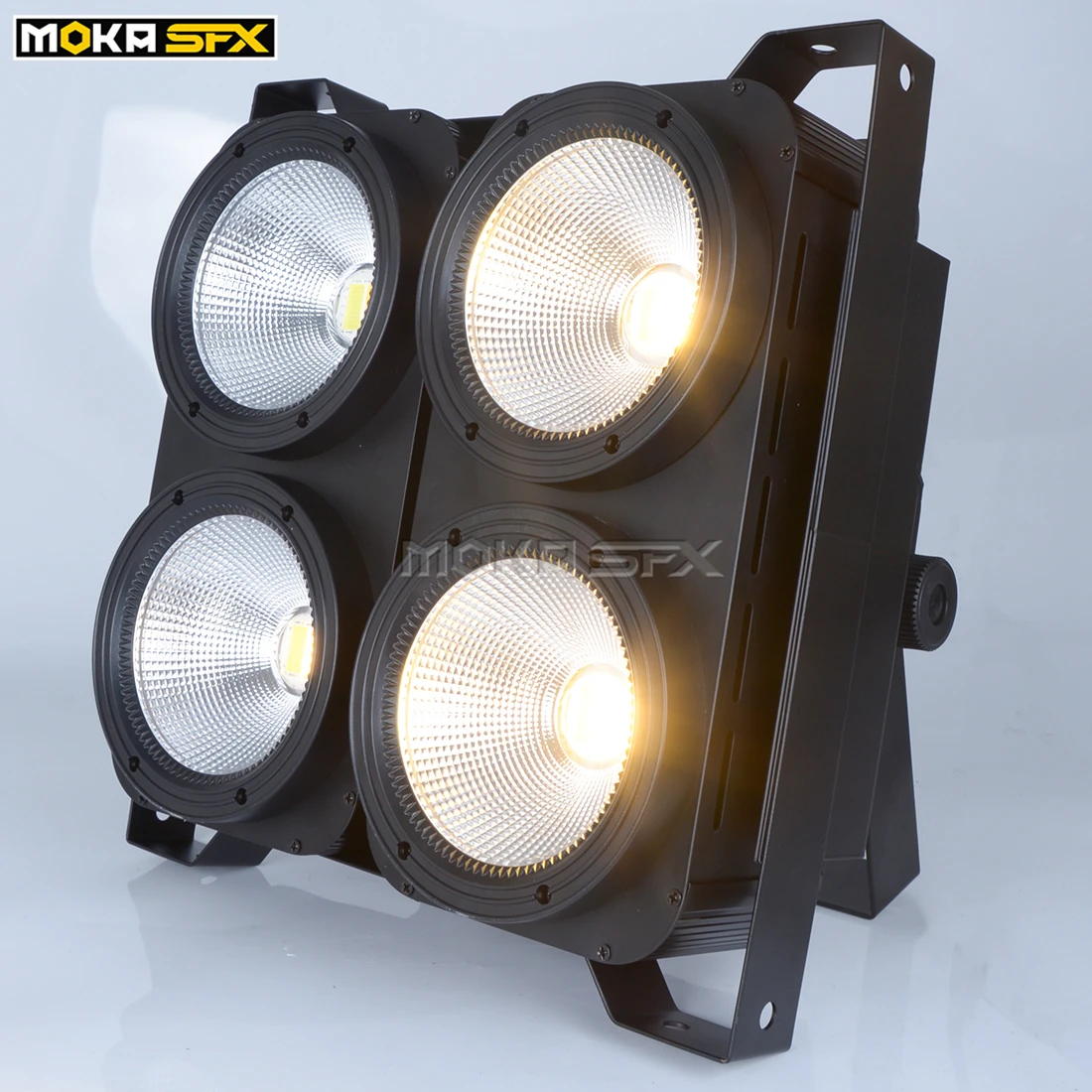 4 шт./лот 4x100 Вт светодиодный COB осветитель DMX сценические осветительные приборы