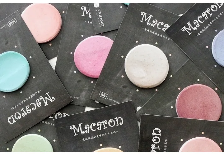 48 шт./партия, винтажный блокнот Macaron memo, Цветная Клейкая наклейка для торта, заметка, дневник, стикеры, офисные аксессуары, школьные принадлежности FM693