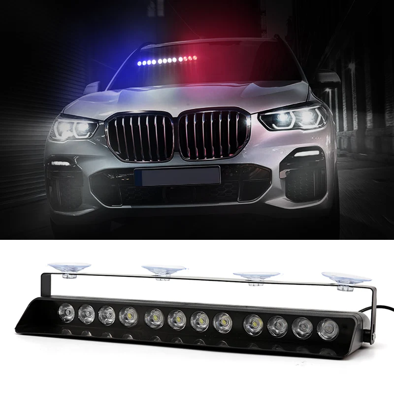 Oslamp авто светодиодный Предупреждение свет красные синие аварийное с присоской 14