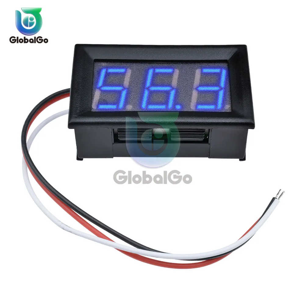 DC 0-99 9 V 0 56 дюймов Мини цифровой вольтметр ''Цифровой напряжение Вольт Панель