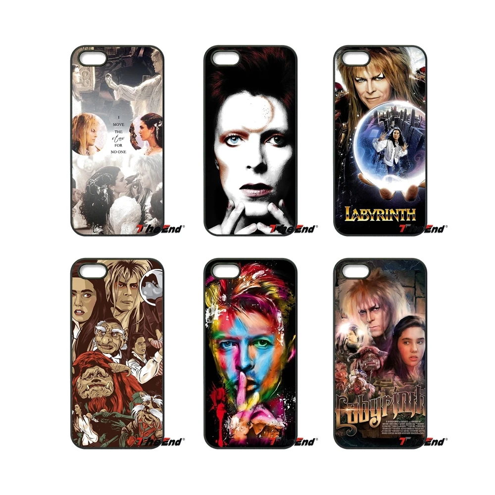 Чехол для Телефона iPhone X 4S 5 5C SE 6 6S 7 8 Plus Samsung Galaxy Grand Core Prime Alpha David Bowie Labyrinth Movie Poster|case