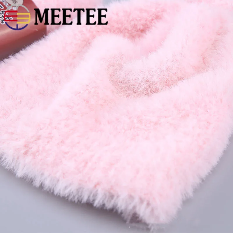 Meetee 4 шт. 400 г 100% полиэстер Двусторонняя флисовая пряжа Сделай Сам имитация меха