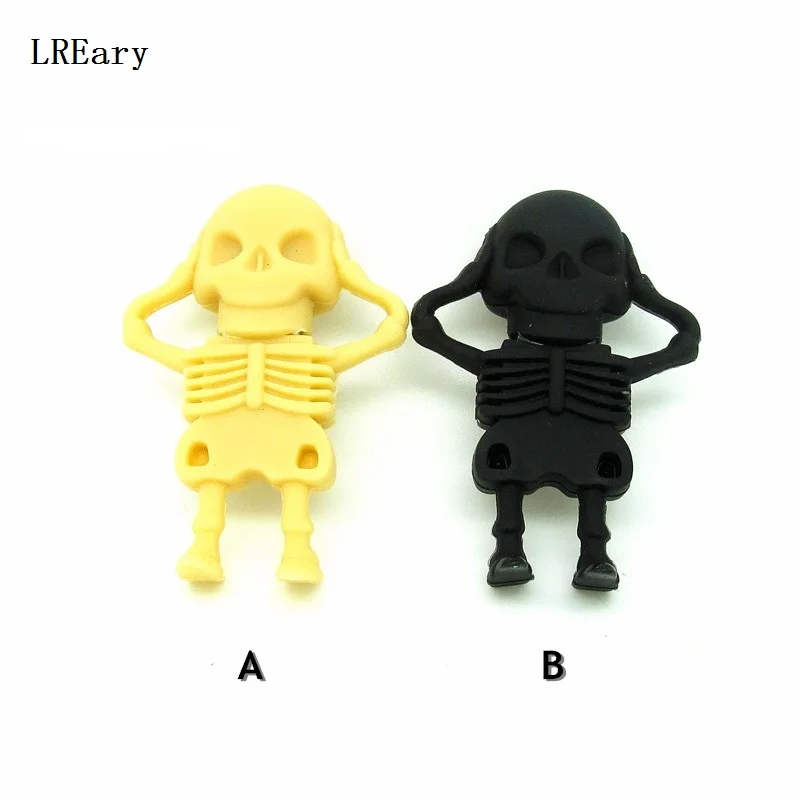 

cartoon 2 colors skull Blackghost 4GB 8GB16GB 32GB USB Flash Drive USB Memory Storage Pen drive creative gift Pendrive
