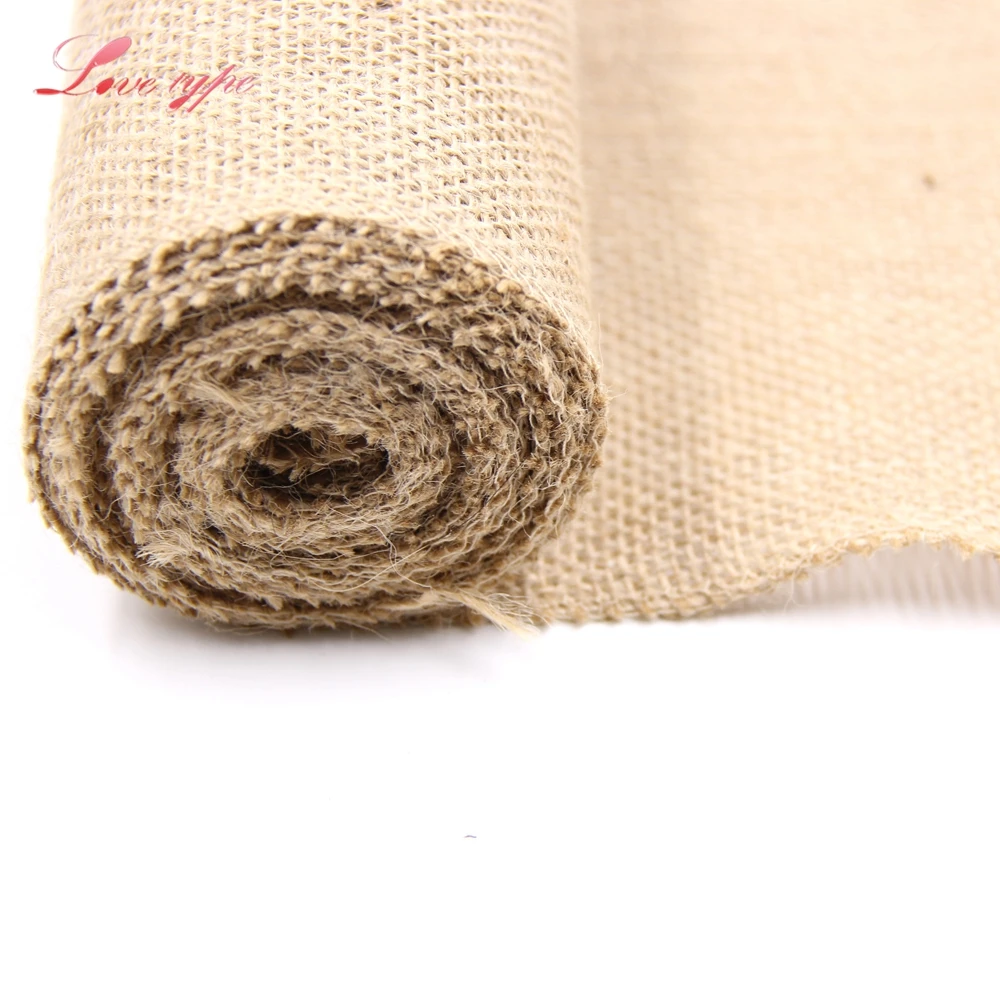 3 м джутовая Мешковина Rolls Hessian лента кружево деревенский Винтаж DIY ремесло