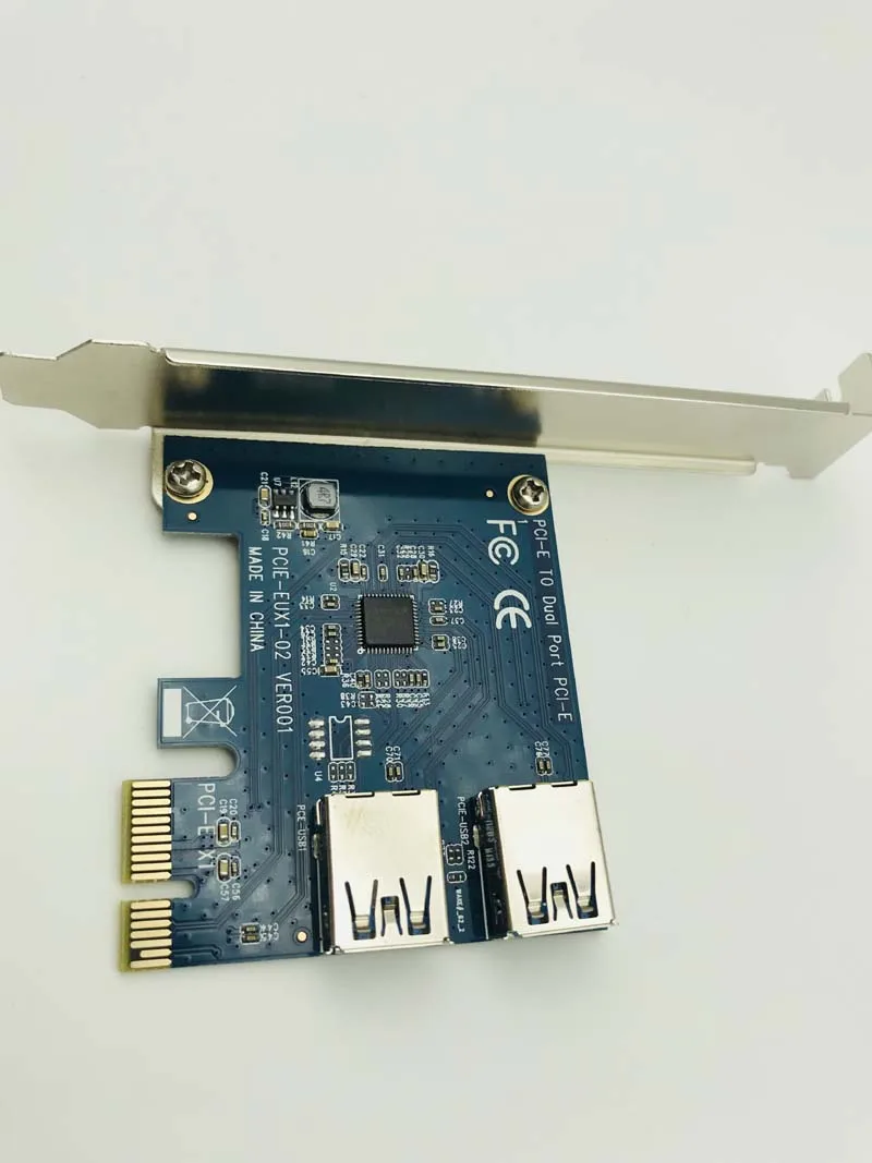 USB 3.0 PCI E 1 поворот 2 express 1X Слоты Райзер карта Mini ITX внешний 3 слота адаптер PCIe порт