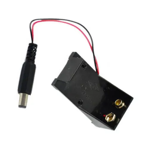 

5.5*2.1 mm 9V Battery Holder Box DC Plug Socket Battery Holder For Arduino