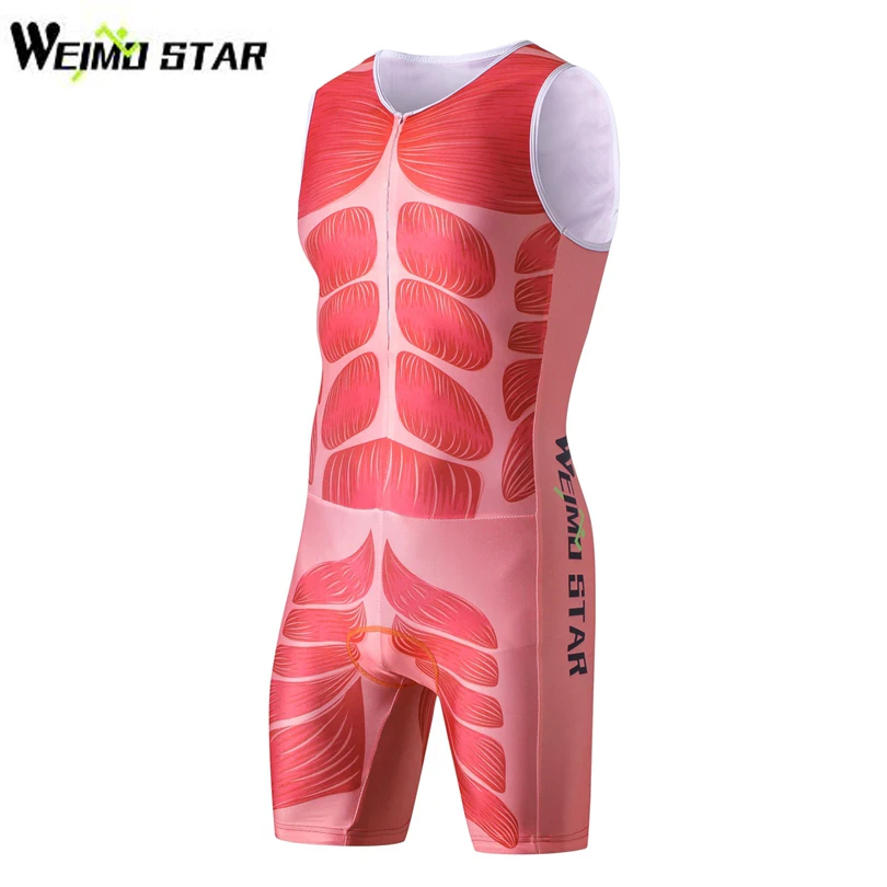 Футболка WEIMOSTAR Мужская для велоспорта сжатый Топ майка триатлона одежда без