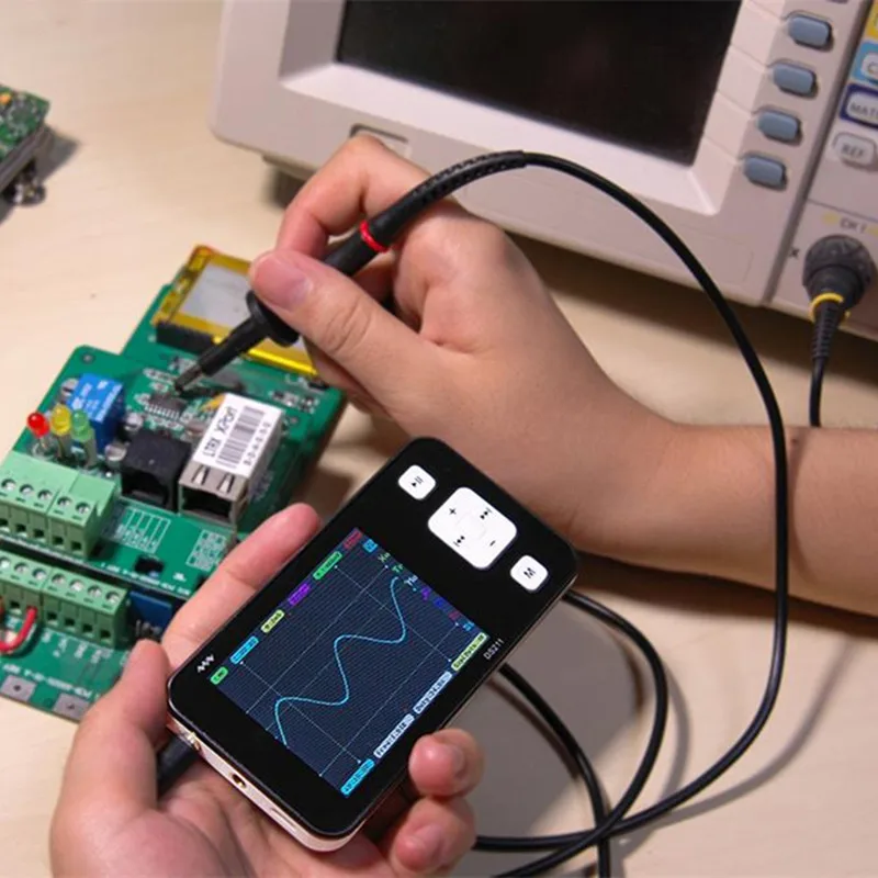 Мини ARM DSO211 цифровой осциллограф портативный карманный нано Ручной