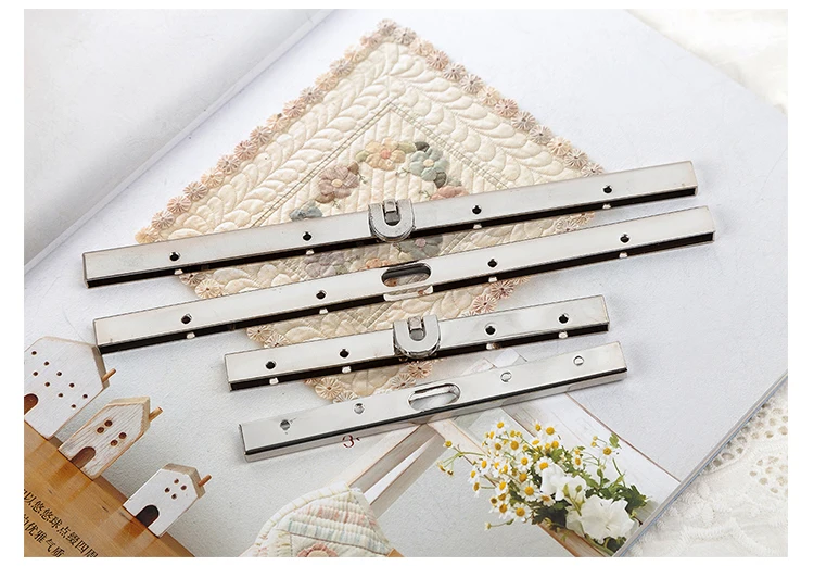KISSDIY 10 шт. 19 см 11,4 см regula DIY металлическая ручка-каркас для кошелька для шитья сумок, античная бронза серебро пистолет черный золотой