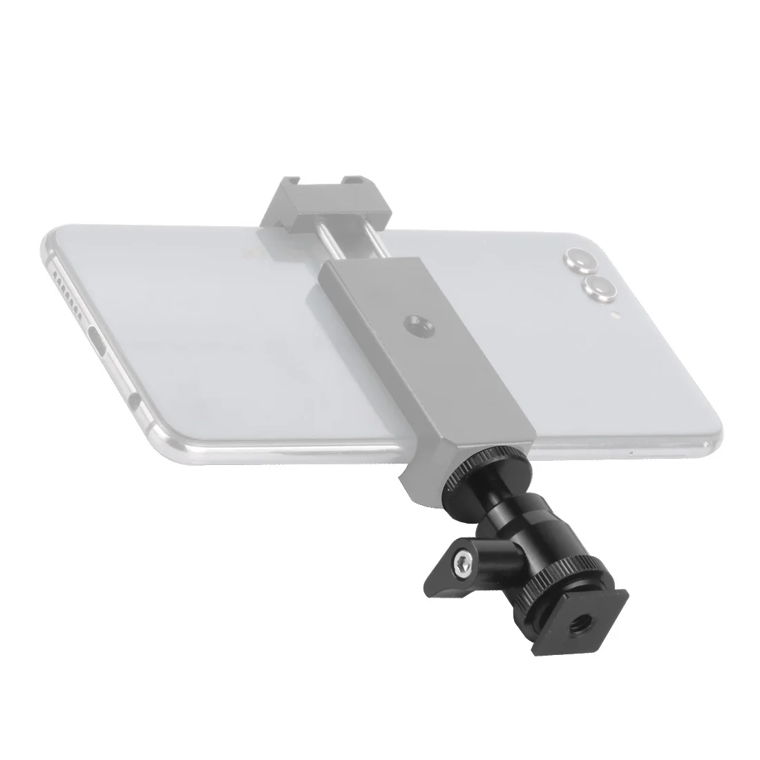 Алюминиевый сплав 360 Вращающийся Кронштейн для камеры Gopro штатив светодиодный светильник держатель вспышки шаровая Головка адаптер Горячий башмак крепление с замком