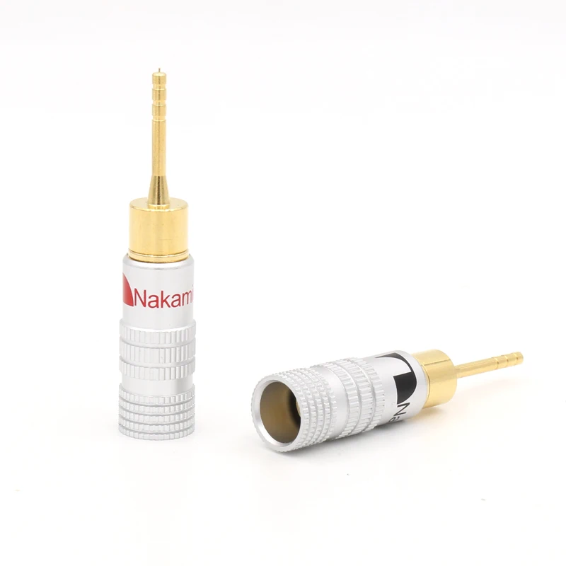 8 шт. Nakamichi 2 мм штырьковый динамик с золотым покрытием|plug adapter|adapter plugwire adapter |