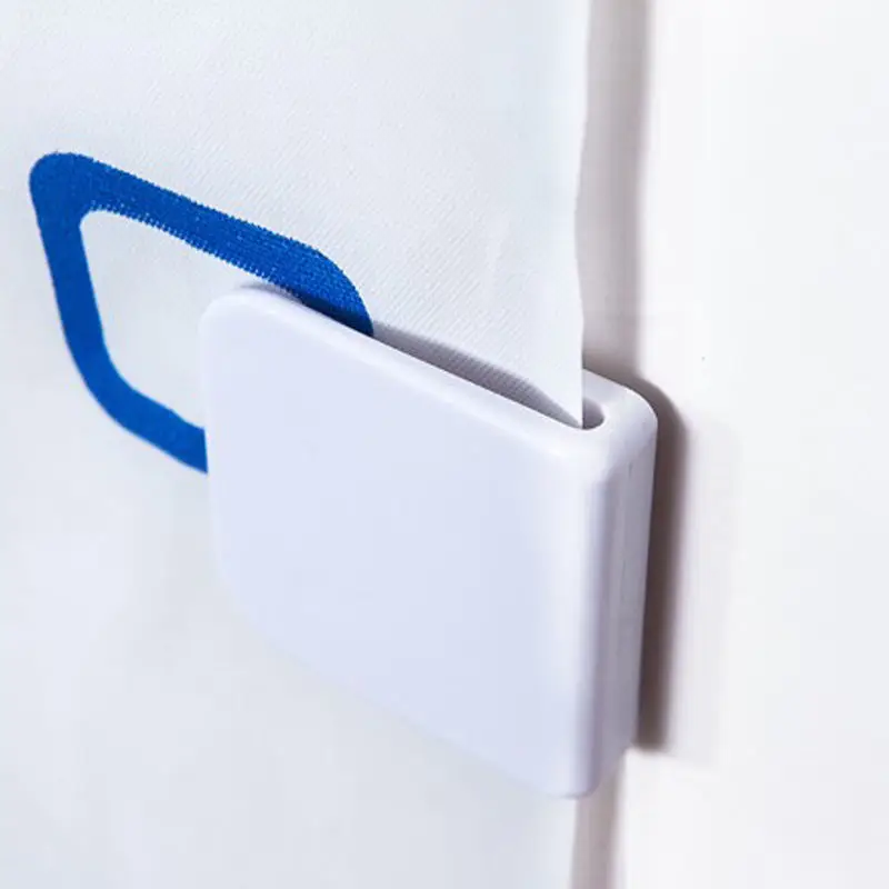 2 шт. самоклеящиеся зажимы для штор душа с защитой от брызг легкое протекание воды