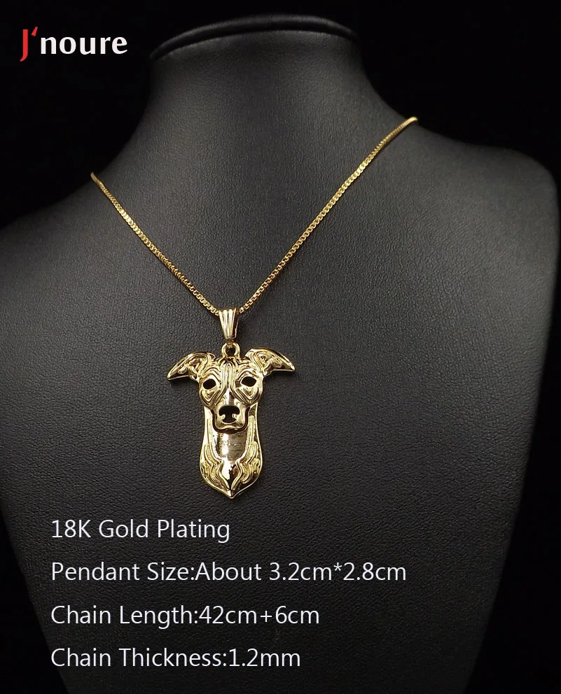 Левретка собака кулон и ожерелья ювелирные изделия для любителей животных Шарм