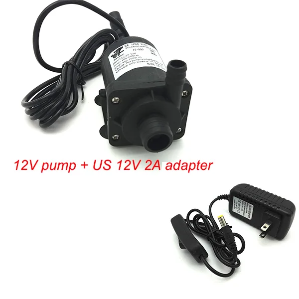 Новый солнечный DC 12V 24V циркуляционный насос горячей воды бесщеточный мотор для