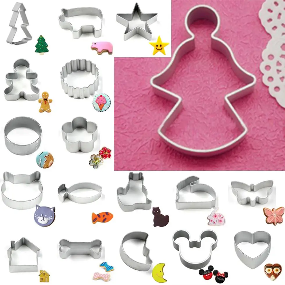 Специализированная металлическая форма для выпечки печенья в форме кошки