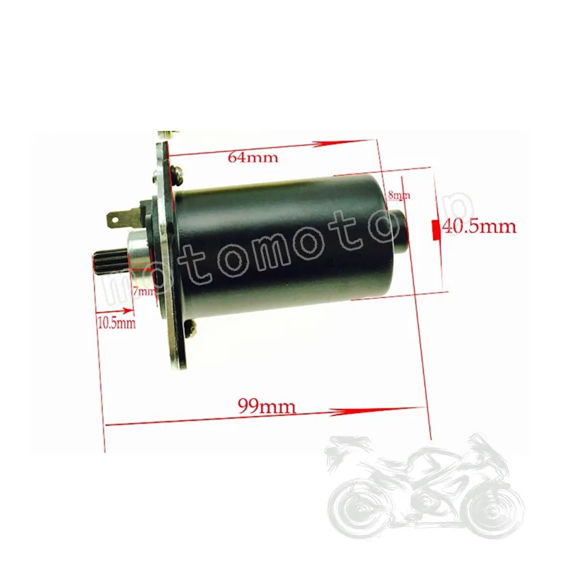Новый модифицированный стартовый электродвигатель для Dio50 AF18 AF28 ZX 50cc AF34 2-тактный