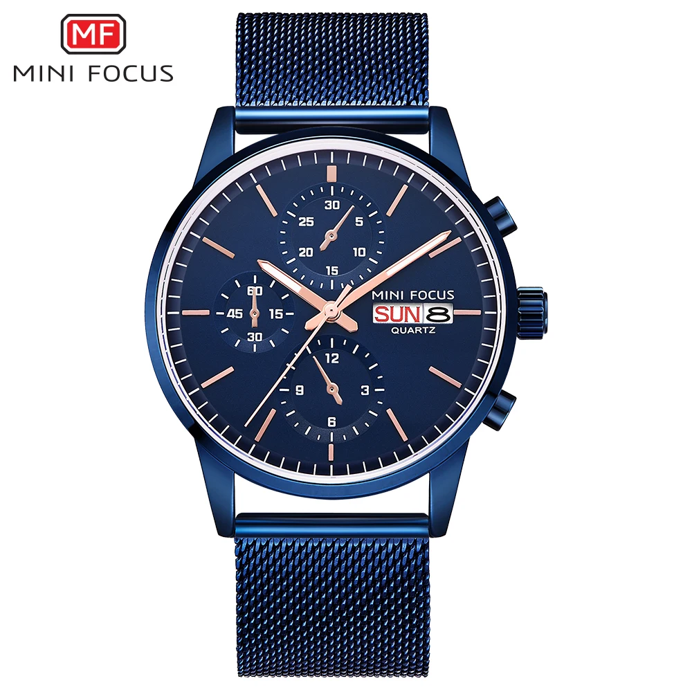 

MINIFOCUS Relogio Masculino Men Watches Luxury Famous Top Brand Men's Fashion Casual Dress Watch Military Quartz Wristwatches