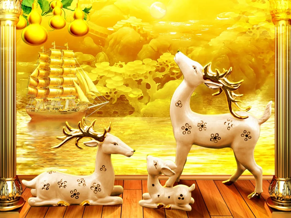 

Jade carving ship curtains for living room bedroom decoration wedding 3D curtains home decor rustic